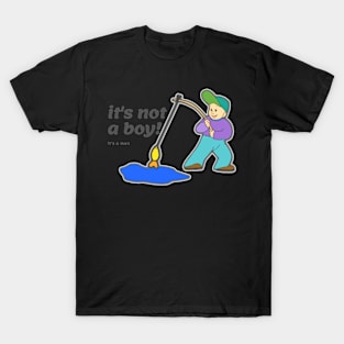 Its not a Boy , its a Man  Young angler T-Shirt